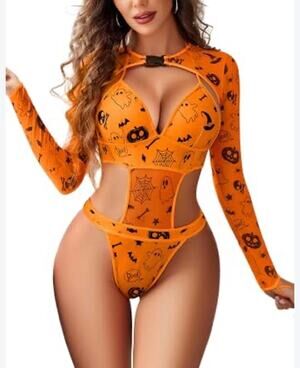AvidLove Halloween Sexy Bodysuit Lingerie Dancewear Size Medium